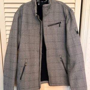 Spyder Men's Plaid Gray Jacket